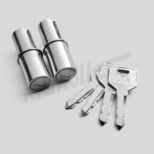 C 72 062a - Set di cilindri per serrature di porte - riproduzione con 4 chiavi in anticipo