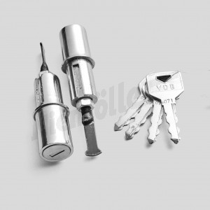 C 72 062b - set of door cylinders with keys 220S/SE Coupe/Cabrio
