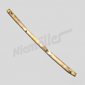 C 72 184d - Sol üst kapı trim çubuğu Pirinç kromlanmamış