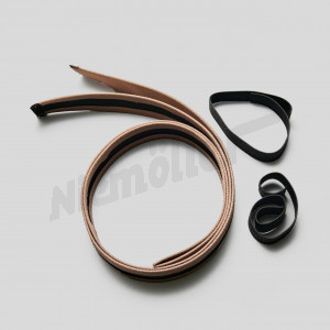 C 77 009 - Verdeckbezug außen 190SL Schwarz innen Beige