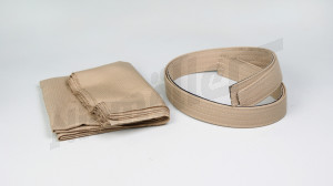 C 77 009z - Frame cover ( incl. webbing ) 190SL Beige