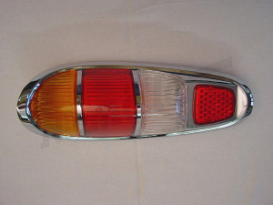 C 82 233d - tail light cover, amber-red-white