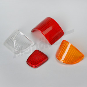 C 82 233f - set of glasses with orange indicator (for one side)