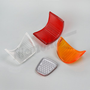 C 82 233f - Juego de vasos de 4 piezas 220S, SECoupe, Cabrio indicador naranja (1 cara)