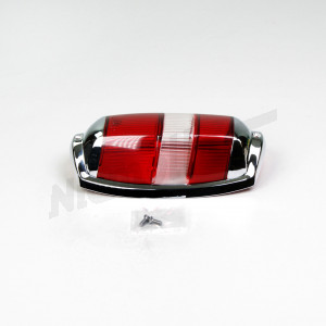 C 82 244 - tail light cover, big version late, red-white-red