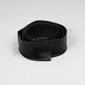 C 88 005 - fake leather seal black , sold per meter