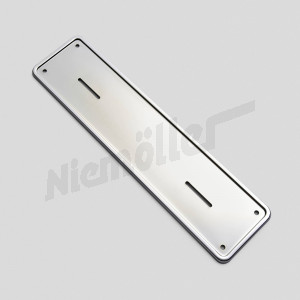 C 88 127a - numberplate moulding, rear