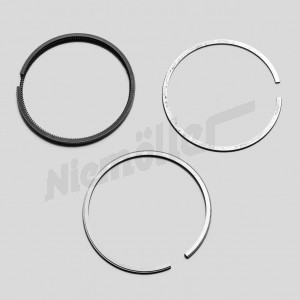 D 03 290 - Set of piston rings 82mm standard