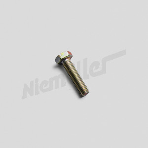 D 20 081 - Hexagon head screw with slot 6x25