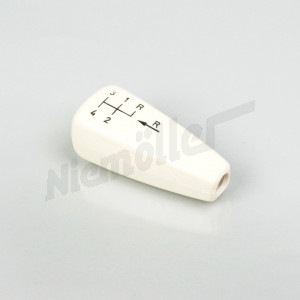 D 26 448a - Gearshift knob ivory right-hand drive, manual gearbox