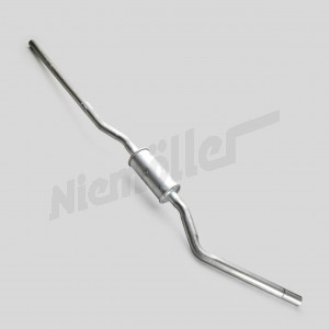 D 49 070 - Tubo di scarico posteriore con piccolo silenziatore