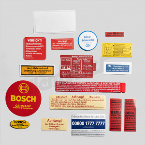 D 58 000a - Sticker set W110 petrol