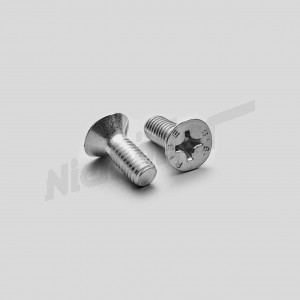 D 62 236 - Tornillo avellanado M6x16 galvanizado