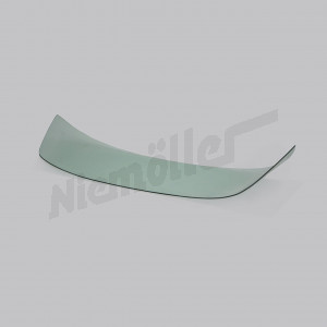 D 67 004a - Windscreen, laminated glass green