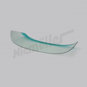 D 67 004b - Windshield, laminated glass green with band filter