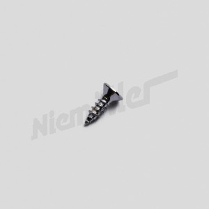 D 68 378a - countersunk screw - 2,9x9,5 DIN 7982 chromed