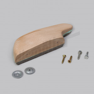 D 72 1021a - handle ( wooden part + pad ) doorpanel LHS