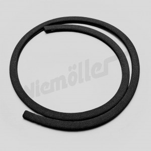 D 72 934 - Listello di protezione bordi nero 1650mm 1650mm