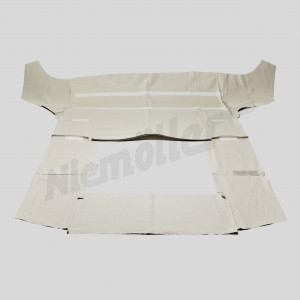 D 78 066 - headliner W111/112 Coupe with sliding roof reproduction - color cream