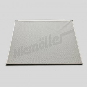 D 78 069 - Canopy frame with perforated leatherette - 7020 - light gray
