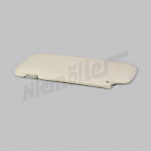 D 81 041a - sunvisor LHS repro up to 1967 ( 230SL + 250SL up to chassis 2979 ) without mounting brackets