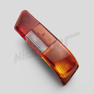 D 82 597d - Light window right ( with reflector ), late version, orange turn signal, W11 and W113