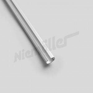 D 88 416 - Radyatör ızgarası üzerinde uzunlamasına dekoratif çubuk, uzunluk 420 mm, örneğin W108, W109, W111 çeşitli tipler