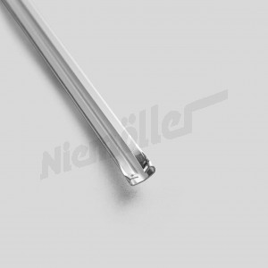 D 88 416 - Radyatör ızgarası üzerinde uzunlamasına dekoratif çubuk, uzunluk 420 mm, örneğin W108, W109, W111 çeşitli tipler