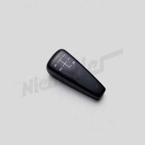 F 26 128 - Knob black, right-hand drive, shift lever