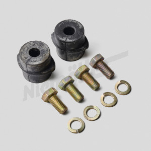 F 32 080 - Repair kit rubber bearing for torsion bar on frame