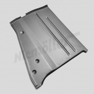 F 61 119c - Repair sheet metal for floor panel front right W107 SL + SLC without catalytic converter