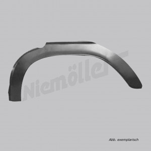 F 66 030 - Repair plate wheel arch rear right