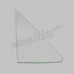 F 72 057a - Verre pour fenêtre triangulaire gauche