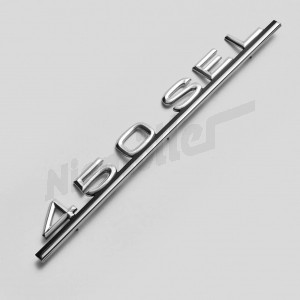 F 81 121 - Type sign "450 SEL"