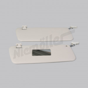 F 81 164d - Set sun visor cream R107 - 280-500SL with bracket