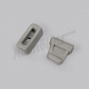 F 81 176b - Clip + bearing for sun visor - grey 2 parts