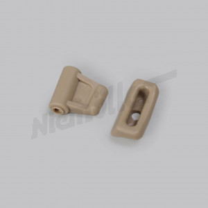 F 81 176c - Güneşlik için klips + yatak - bej 2 parçalı