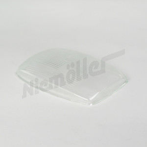 F 82 085 - Lens headlight glass HELLA ( curved glass )