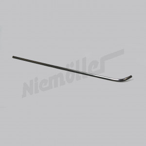 G 69 140b - Trim rod, left rear fender top 2nd choice for W 123 sedan and station wagon