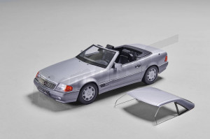 M 02 053 - M.B. 500SL (R129) silber 1993 W129, 1:18 KK-Scale