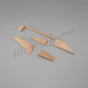 C 72 239o - wood kit door panel RHS - 4pcs. / 190SL