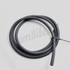 B 83 058 - Rubber hose from manifold to defooster nozzle125mm long - by the meter 300, 300b, 300c, 300S, 300Sc, W186.010, W186.011, W186.014, W186.016, all W188