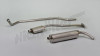C 49 000g - exhaust system 190SL stainless steel without mounting material