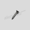 C 67 028 - Lentil countersunk head screw 3.9x19 DIN 7983 chrome plated
