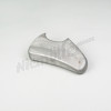 C 88 148c - bumper overrider rear LHS - not chromed repro. with hole for license plate light