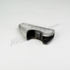 C 88 148c - bumper overrider rear LHS - not chromed repro. with hole for license plate light
