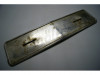 C 88 180 - License plate cover rear used part with rust