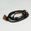 D 15 227a - Juego de cables de ignición M127 sin tubo de protección Tapón de baquelita 1KOHM