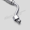 D 18 237 - Tubo flessibile per olio lubrificante per 280SL (W113) con chiave tardiva larghezza 27/22 mm