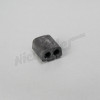 D 32 418 - rubber guide 2-hole, 18mm long